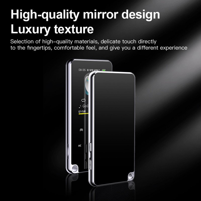 MP3 Player Bluetooth 5.2 Built in HD Speaker HiFi Sound