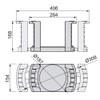 Emuca - Tellerhalter verstellbar für Tellergrößen zwischen 187mm und 308mm,