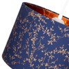 Modern Navy Midnight Blue Cotton Fabric 12" Lamp Shade with