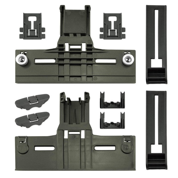 Upgraded W10350376 W10350374 Dishwasher Top Rack Parts for Kenmore/Kitchenaid Dishwasher