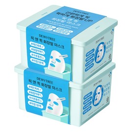 듀이트리 픽앤퀵 뽑아쓰는 마스크팩, 30개입, 2개 Dewytree Pick & Quick Pull-Off Mask Pack, 30 Count, 2 Pieces