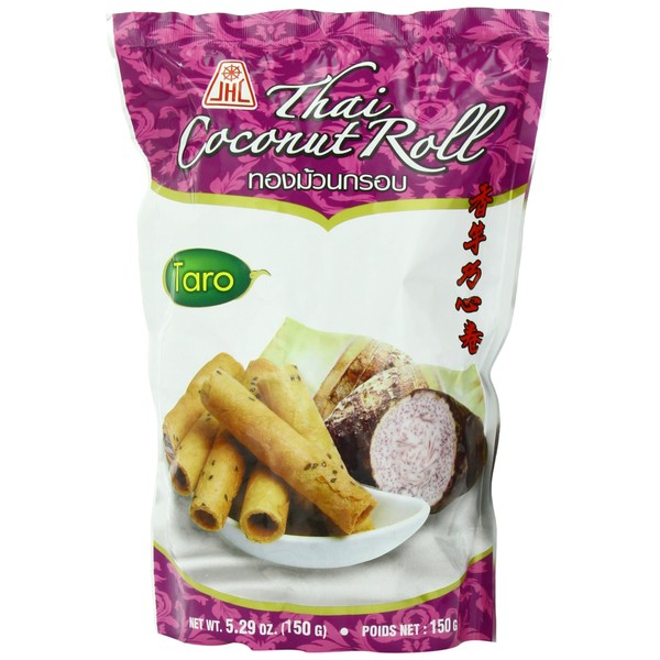 JHC Thai Coconut Roll, Taro, 5.29 Ounce