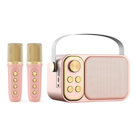 Tiardey Home Mini KTV Set Audio, Wireless Bluetooth Speaker, Microphone, Microphone All-In-One Device, Bluetooth Karaoke Machine, Mini Karaoke System, Home Entertainment Audio Devices