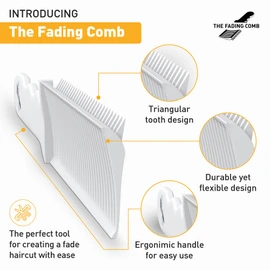 The Fading Comb! - At Home Styling, Barbering Haircut Tool for Salon/Professional Haircuts - Do it Yourself