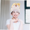 WOONEKY Cute Hair Drying Cap for Women Super Absorbent Hair