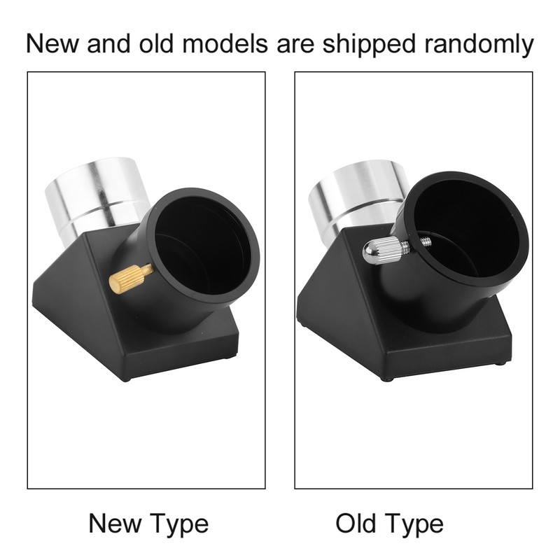 1.25" 90 Degree Diagonal Adapter Inverted Image Prism Zenith Mirror