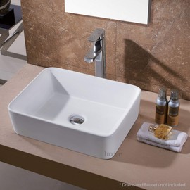 Luxier CS-013 Bathroom Porcelain Ceramic Vessel Vanity Sink Art Basin