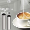 Electric Milk/Coffee Frother, Basecent Rechargeable Handheld Foam Maker/Mixer for Latte,
