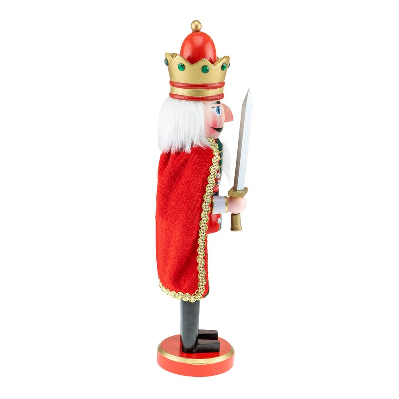 Clever Creations Blue Drummer 14 Inch Traditional Wooden Nutcracker, Festive
