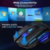 XuanGui Wireless Gaming Mouse with Side Buttons, 2.4G Bluetooth USB