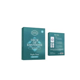 RcheeTech - Deck of Emotions - 54 playing cards which include questions about feelings and emotions - Promotes mental well-being and strengthens connections between families and friends
