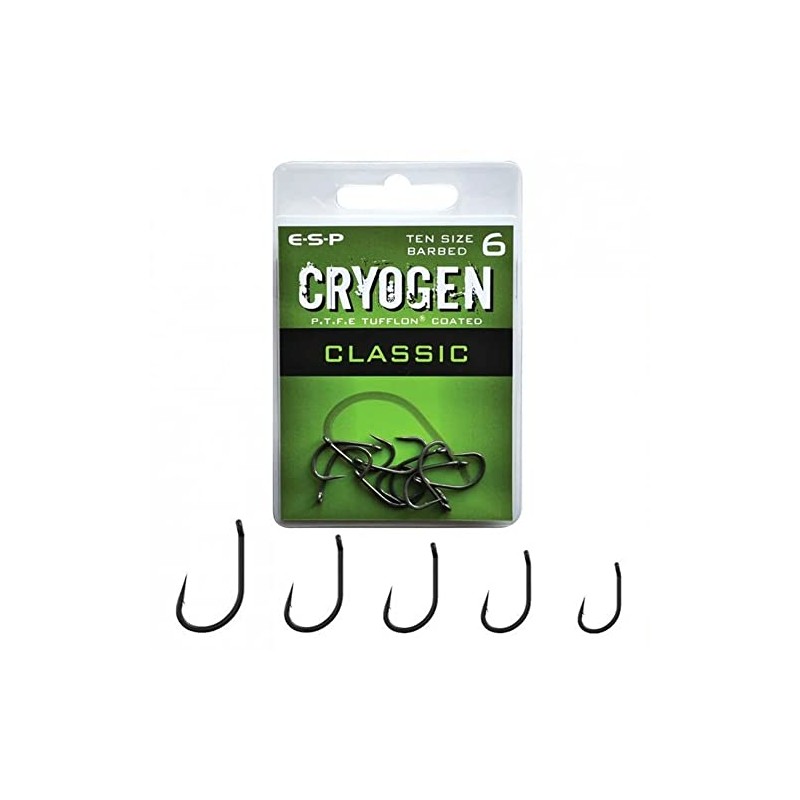 ESP Cryogen Classic Carp Fishing Hooks: 7