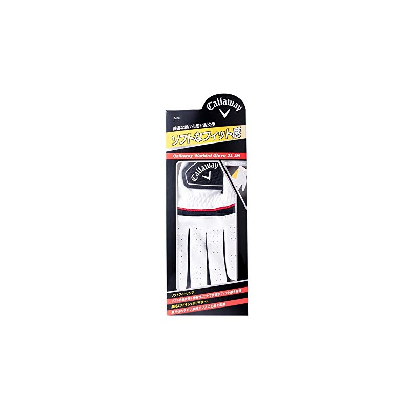 Callaway 5321099 Golf Gloves WARBIRD Men's Left Hand Worn (Right-Handed)