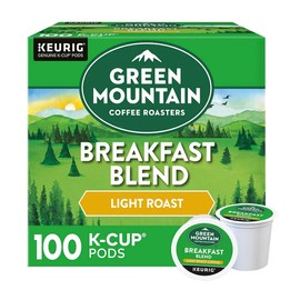 Green Mountain Green Mountain Coffee Breakfast Blend K-Cup Pods, 100 ct, 100 Count
