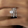 18K Gold Plated Rings Cubic Zirconia Rings for Women Dainty