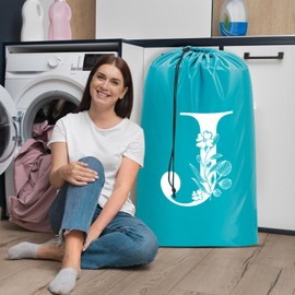 Sylfairy 2 Pack Extra Large Travel Laundry Bag, Dirty Clothes Organizer with Drawstring,Heavy Duty Travel Laundry Bags