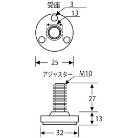 Best Adjuster, MN – 32 Screws Diameter M10 5 – 33 