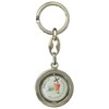 Generico French Pope Rotating Keyring with Anniversary Logo 2025, Silver,