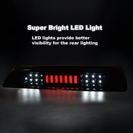 G-PLUS LED High Mount Stop Third 3rd Brake Tail Light Compatible with 2007-2018 Toyota Tundra Third Brake Light Tail Lamp Rear High Mount Stop light Reverse Light 81570-0C050