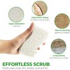 Biodegradable Natural Kitchen Sponge, Compostable Cellulose and Coconut Scrubber Eco-Friendly