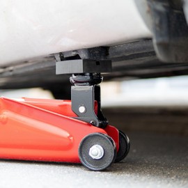 Rubber Car Jack Pad 75 x 75 x 25 mm Square with 10 x 9 mm U Cut-Out for Cars up to 3.5 T Car Jack Pad Car Jack Pad Adapter