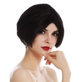 WIG ME UP - CM-137A-MT-3 Women's Wig Part Monofilament Parting Short Shab Bob Dark Brown