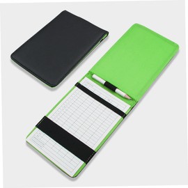 Parliky Golf Scorecard Portable Score Recording Book Professional Scorekeeping Book Protective Cover