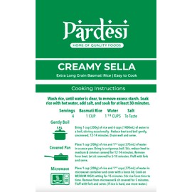 Pardesi Parboiled Basmati Rice 10lbs - Premium Sella Basmati Rice with Low Glycemic Index | Long Grain Sella Rice, Ideal for Health-Conscious Diets, Sell Rice Basmati 10lb Cholesterol Free