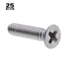 Prime-Line 9000349 Machine Screws, Flat Head, Phillips Drive, #4-40 X