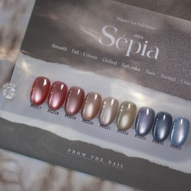 From the Nail Sepia Magnetic Gel 9-piece set / 프롬더네일 세피아 자석젤 9종세트