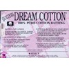 Quilters Dream Natural Cotton Batting Select Loft - Throw (One