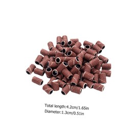 Baluue Manicure Polishing Sandpaper Professional Nail Grinding Polisher for Salon Use Easy to Install Sanding Tools for Gel Nail and Pedicure Convenient Storage Included