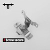 JQK Flip Door Latch, 90 Degree Heavy Duty Stainless Steel