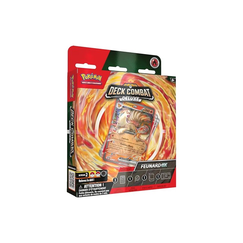 Pokémon Combat Deluxe Trading Card Game - Feunard-ex (Deck of
