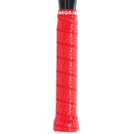 Tourna Mega Wrap - Agarre de Repuesto para Tenis, Color Rojo