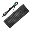 Industrial Keyboard Touchpad Wired Connection X Scissor Foot Plug and