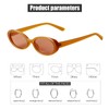 JUDOO Tiny Small 90s Sunglasses for Women Men Retro Oval