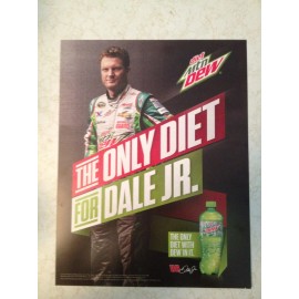 2014 DALE EARNHARDT JR DIET MTN DEW #88 NASCAR SPRINT CUP POSTCARD NEW