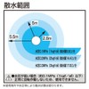 Takagi Sprinkler Triple Arm Sprinkler Watering Range: 2~11m Circular Watering