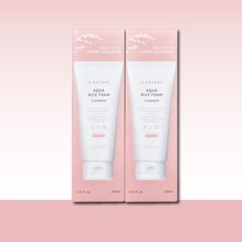 S-Nature Aqua Rice Mildly Acidic Cleansing Foam 160ml 2pcs / 에스네이처 아쿠아 라이스 약산성 클렌징폼 160ml 2개