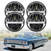 Mayello Upgrade for Ford Galaxie 500 1962-1974 4pcs 5.75" Round