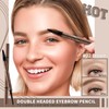 Lápiz Para Cejas 2 en 1 de Lápiz de Cejas