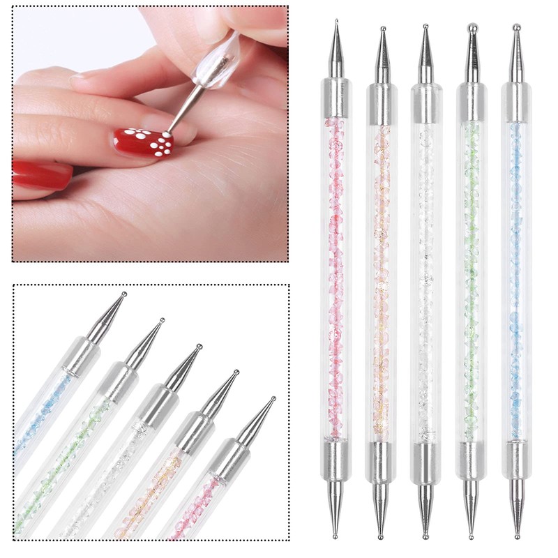 NATUCE Nail Art Dotting Tools, Pack of 5 Nail Point