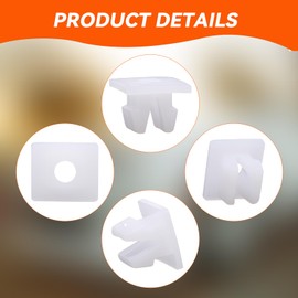 SECLUDE 20PCS Front Bumper Support Splash Shield Under Cover Nylon Nut Grommet M5.5 Screw 90189-06193 for Camry Corolla Avalon Sienna Tundra Prius Lexus