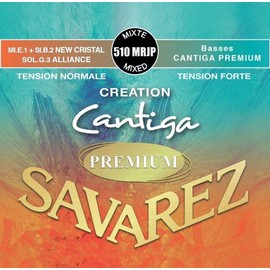 Savarez Strings for Classic Guitar Creation Cantiga Premium Set Mixed Tension Normal/High
