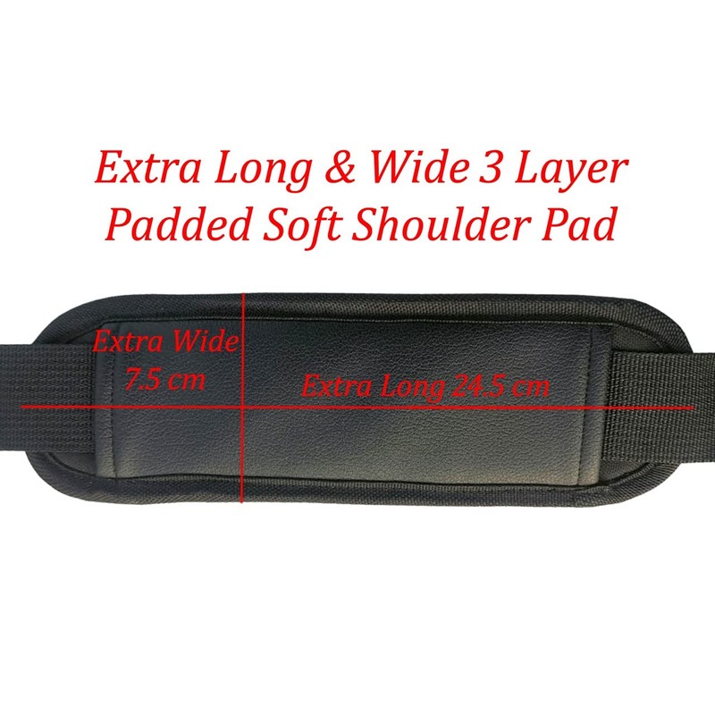 Adjustable Padded Shoulder Bag Strap Belt Laptop Briefcase Handbag Travel