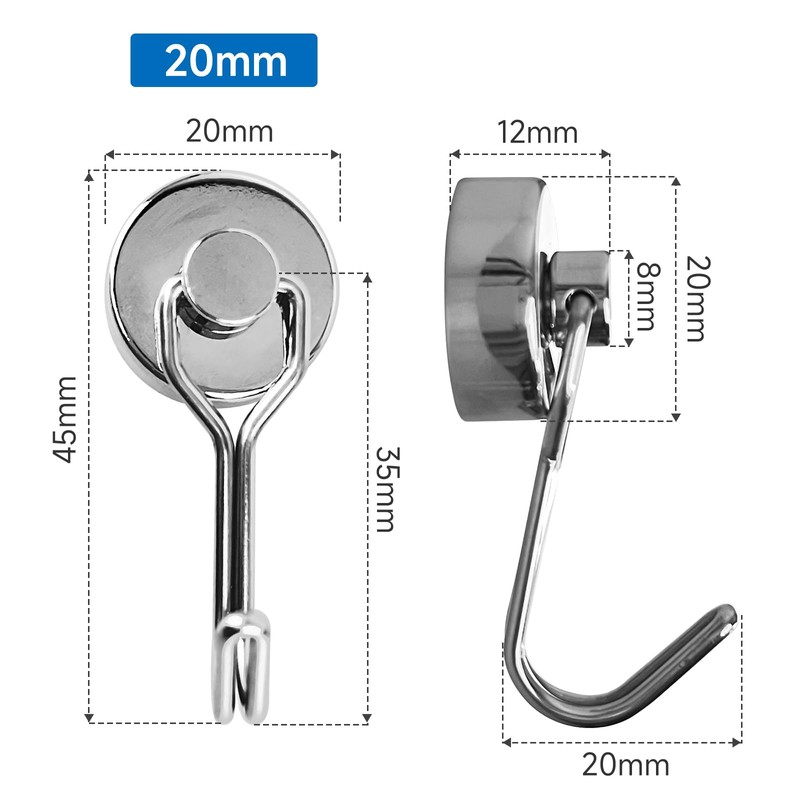 MAGHUNT 2023 Innovative Edition 4-Piece Set, Magnetic Hooks, Super Strong,