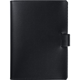 Maruman MNEMOSYNE Monthly Diary Planner 2022 (MND283-22) + Bonus 2023 Refill (MND283-23) + Notebook N195A with a stylish & durable Black PVC Cover, 1 ea (MNDN-22+23-05)