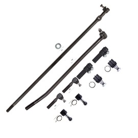 ASAPE 10 Pcs Suspension Kit - Fit 1992-1997 for Ford F-350, Include - Front Inner and Outer Tie Rod End Center Link Adjusting Sleeve Lower Ball Joint Upper Ball Joints OE# ES2012S K8607T