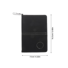 SUPVOX Portable Golf Scorebook Durable PU Golf Score Keeping Notebook for Competitions Practice and Training Stylish Design for All Golfers Easy to Carry